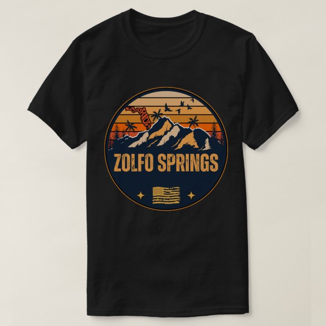 Zolfo Springs, Florida  T-Shirt (Design Front)