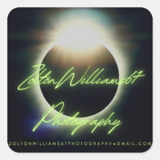 Zolton Williams 67 Photography  Square Sticker