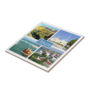 zOM005 OMAN collage, Asia, Ceramic Tile