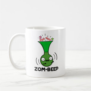 Zom-beep Funny Halloween Zombie Honker Pun Coffee Mug