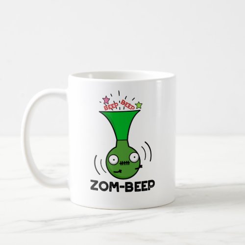 Zom_beep Funny Halloween Zombie Honker Pun Coffee Mug