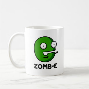 Zomb-E Funny Halloween Zombie Alphabet Pun Coffee Mug