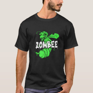 Zombee Halloween Costume Cool Bee Zombie Pun Beek T-Shirt