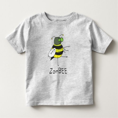 ZomBEE Zombie Bee Toddlers Kids T_shirt