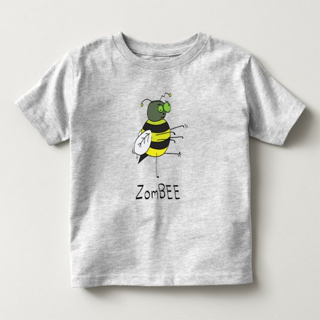 ZomBEE Zombie Bee Toddler's Kid's T-shirt (Front)