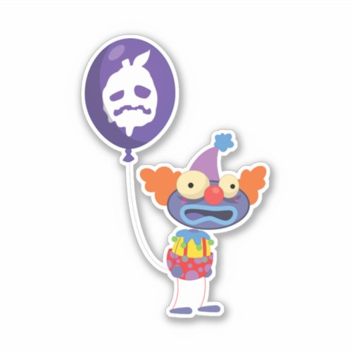 Zomberry Clown Sticker 