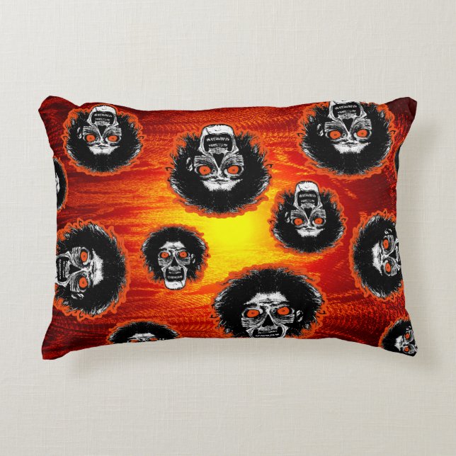 Zombie  accent pillow (Front)