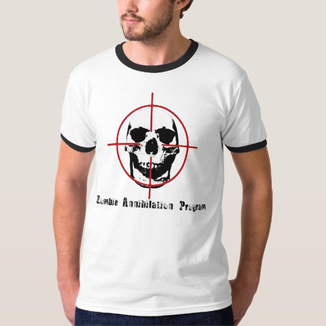 Zombie Annihilation Program T-Shirt (Front)