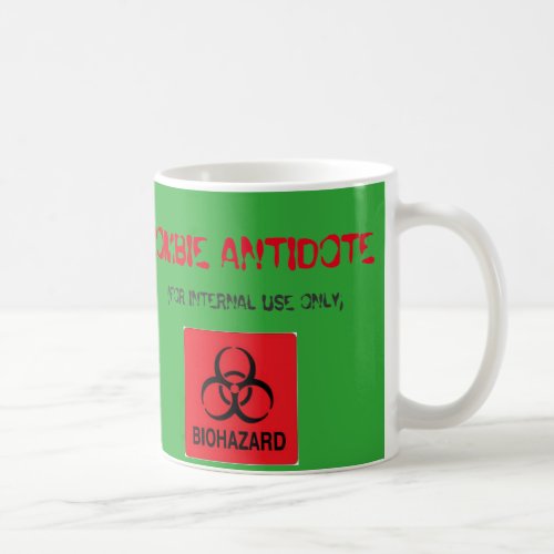 Zombie Antidote Coffee Mug