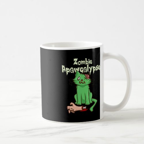 Zombie Apawcalypse Cute Kitten Zombie _ Fun Zombie Coffee Mug