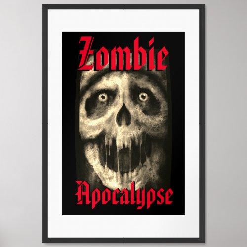 Zombie Apocalypse 2 Framed Art