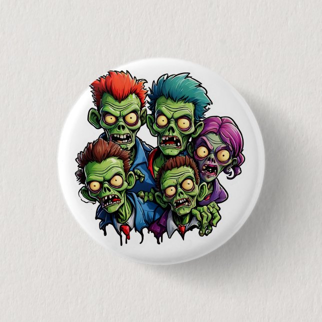 Zombie Apocalypse Button (Front)