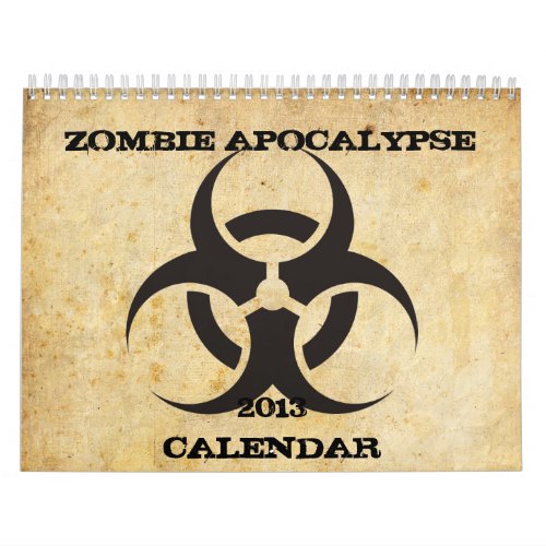 Zombie Apocalypse Calendar
