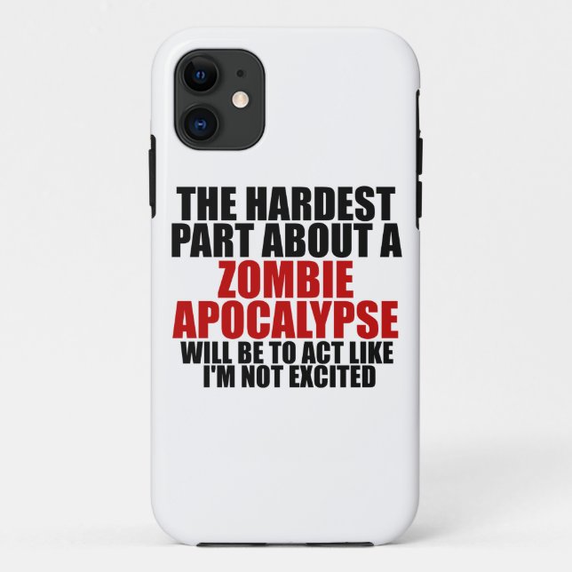 Zombie Apocalypse Case-Mate iPhone Case (Back)