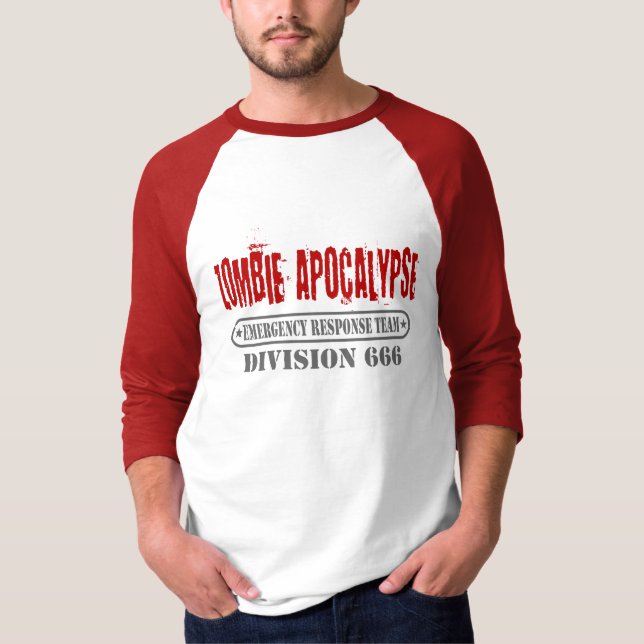 Zombie Apocalypse Division 666 T-Shirt (Front)