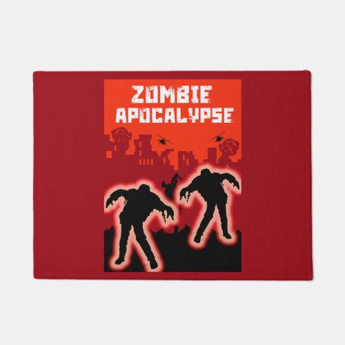 Zombie Apocalypse  Doormat