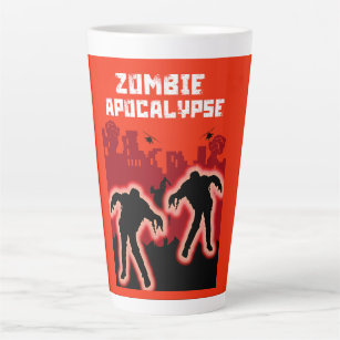 Zombie Apocalypse Gifts Latte Mug