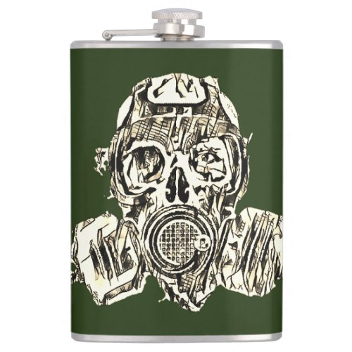 Zombie Apocalypse Hunter Theme Flask