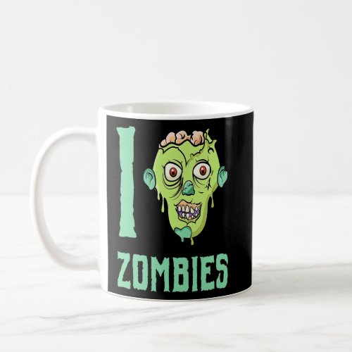 Zombie Apocalypse  I Heart Zombies  Coffee Mug