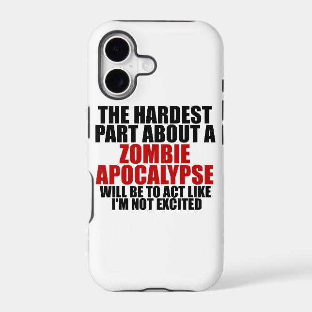 Zombie Apocalypse Iphone Case (Back)