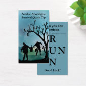 Zombie Apocalypse Quick Tip Card (Desk)