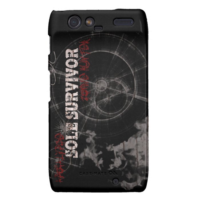 Zombie Apocalypse Sole Survivor Droid RAZR Case