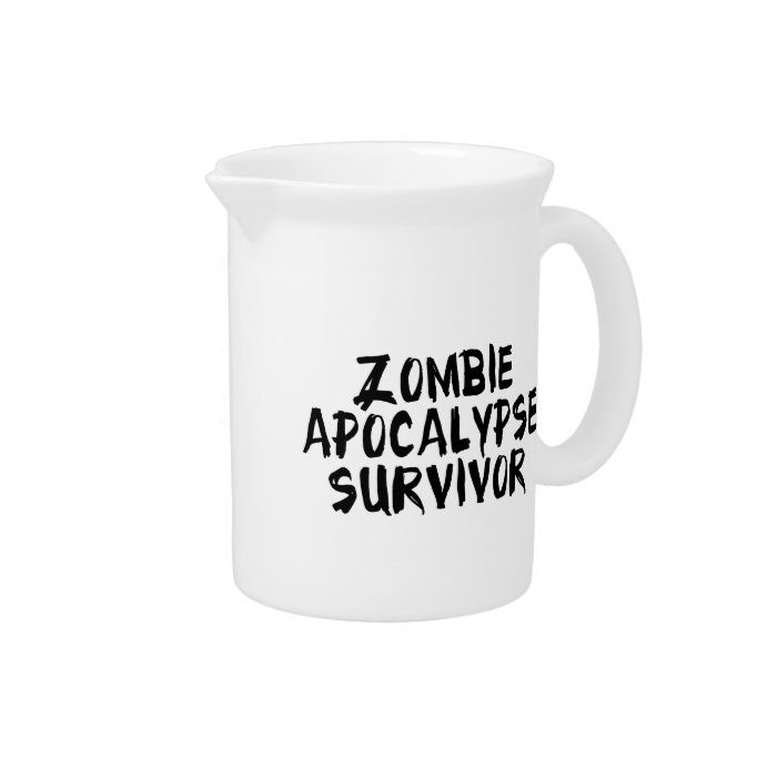 Zombie Apocalypse Survivor Drink Pitcher