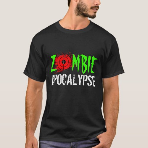 Zombie apocalypse t_shirt