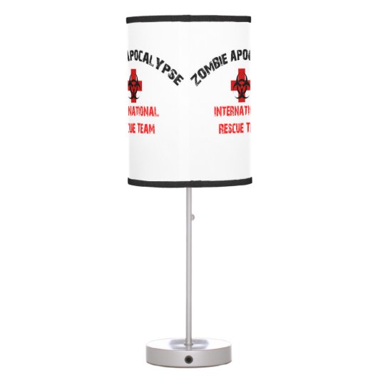 Zombie Apocalypse Table Lamp Walking Undead Dead (Back)
