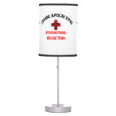 Zombie Apocalypse Table Lamp Walking Undead Dead (Front)