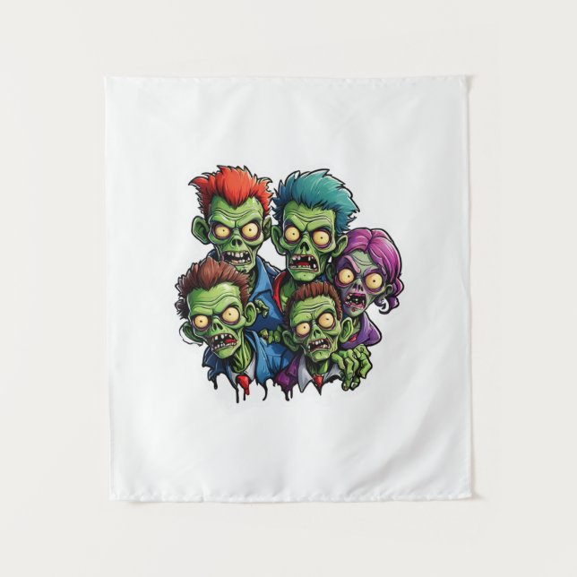 Zombie Apocalypse Tapestry (Front)