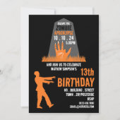 Zombie Apocalypse Theme Escape Room Birthday Party Invitation (Front)