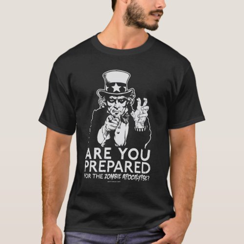 Zombie Apocalypse Uncle Sam Shirt