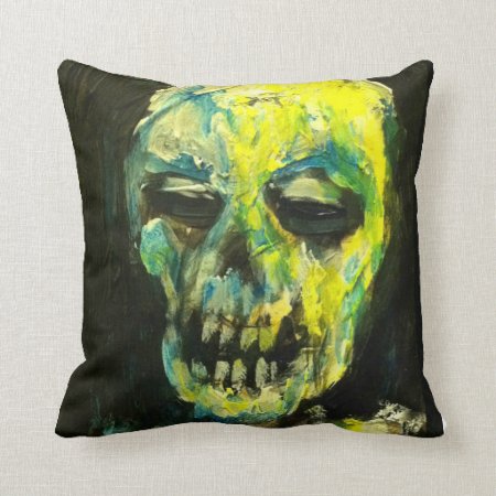 Zombie Art Throw Pillow By Jack Larson