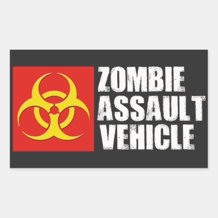 Zombie Assault Vehicle Sticker
