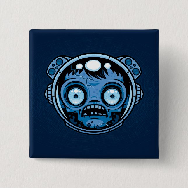 Zombie Astronaut Button (Front)