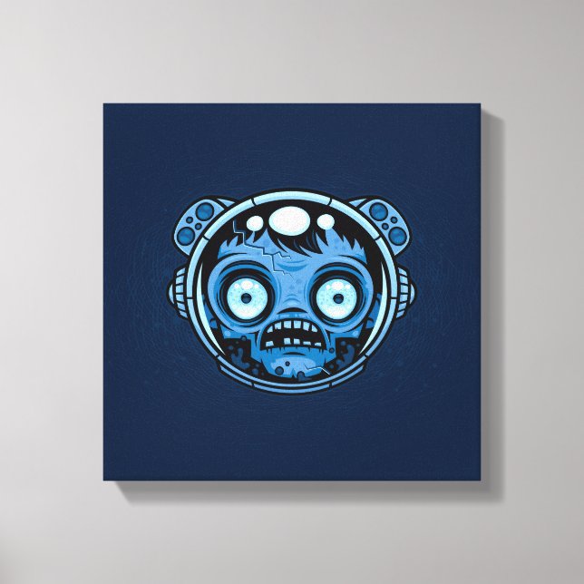 Zombie Astronaut Canvas Print (Front)