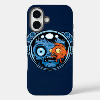 Zombie Astronaut Fishbowl Helmet iPhone 16 Case