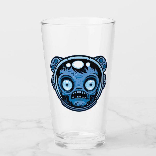 Zombie Astronaut Glass (Front)