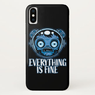 Zombie Astronaut Is Fine iPhone X Case