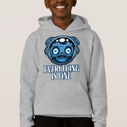 Zombie Astronaut Is Fine Hoodie