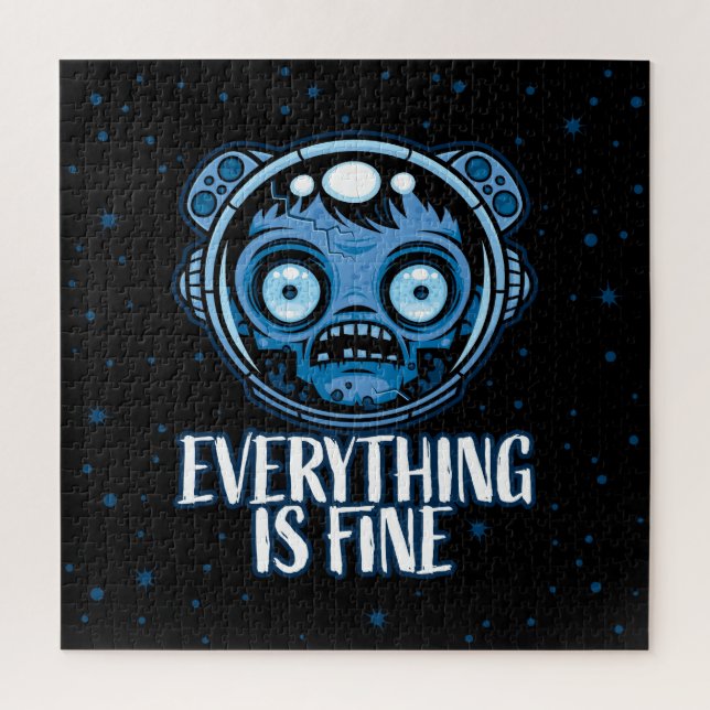 Zombie Astronaut Is Fine Jigsaw Puzzle (Vertical)