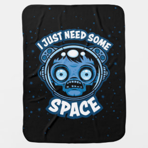 Zombie Astronaut Needs Some Space Baby Blanket