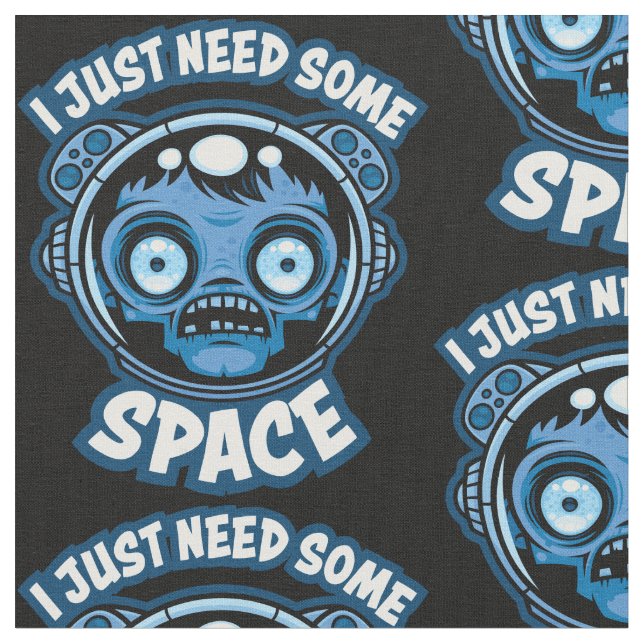 Zombie Astronaut Needs Some Space Fabric (Close Up)