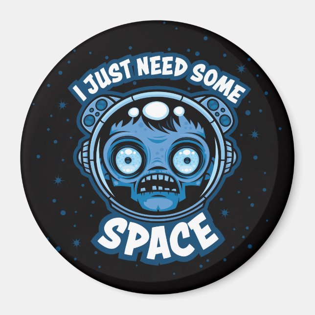 Zombie Astronaut Needs Some Space Magnet (Front)