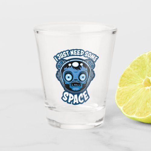 Zombie Astronaut Needs Some Space Shot Glass