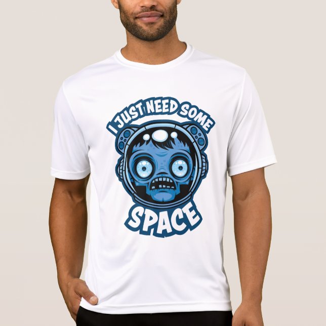 Zombie Astronaut Needs Some Space T-Shirt (Front)