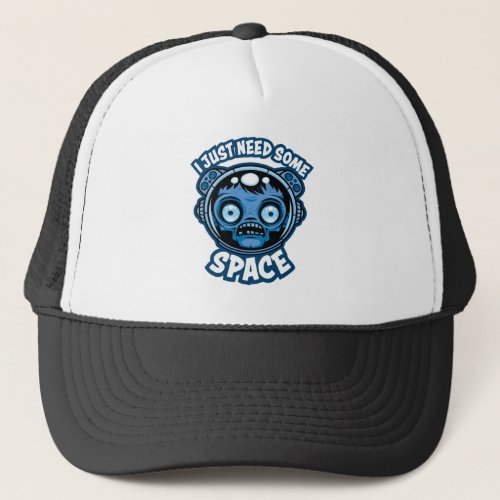 Zombie Astronaut Needs Some Space Trucker Hat