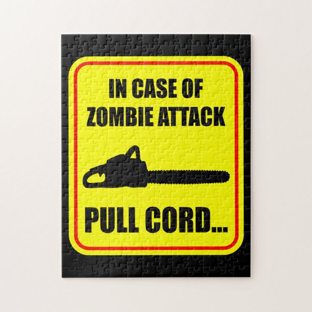 Zombie Attack Jigsaw Puzzle (Vertical)