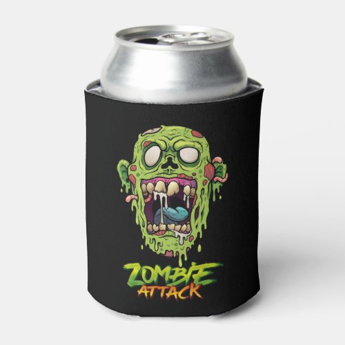 Zombie Attack Scary Monster Creature Can Cooler